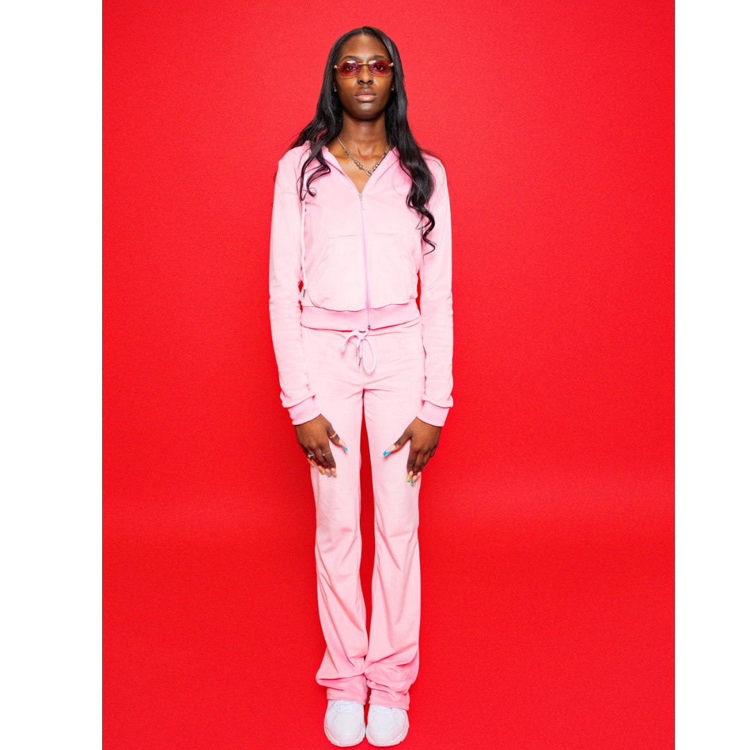 NEW Blush Pink Y2K Velour Set