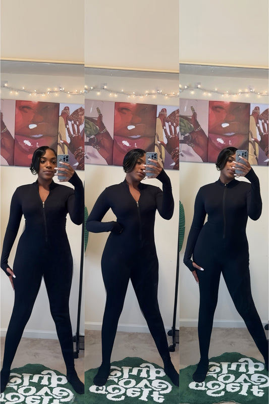 *Pre-Order Tall Girl Friendly Black Jumpsuit